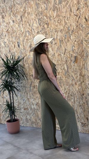 Alternative view of PANTALÓN PLUMETI VERDE