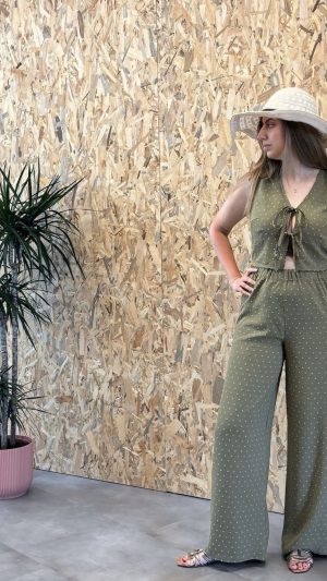 PANTALÓN PLUMETI VERDE