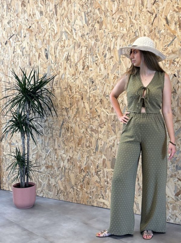 PANTALÓN PLUMETI VERDE
